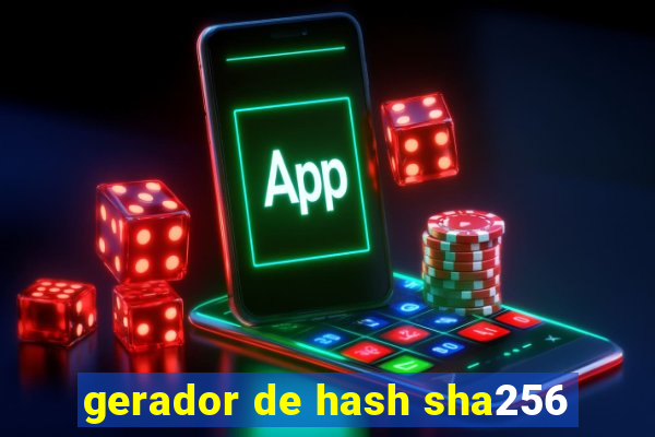 gerador de hash sha256