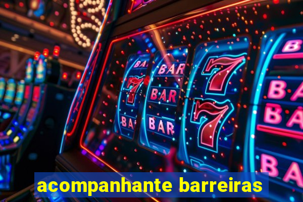 acompanhante barreiras