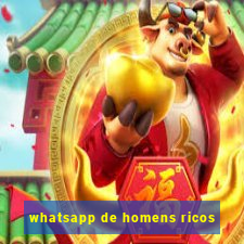 whatsapp de homens ricos