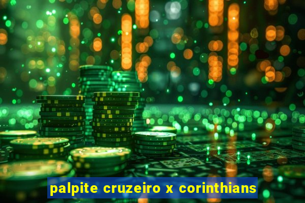 palpite cruzeiro x corinthians