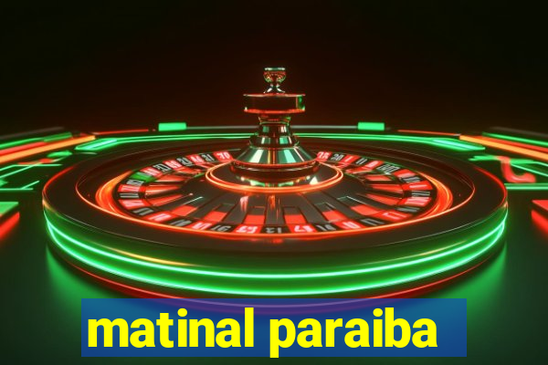 matinal paraiba