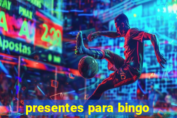 presentes para bingo