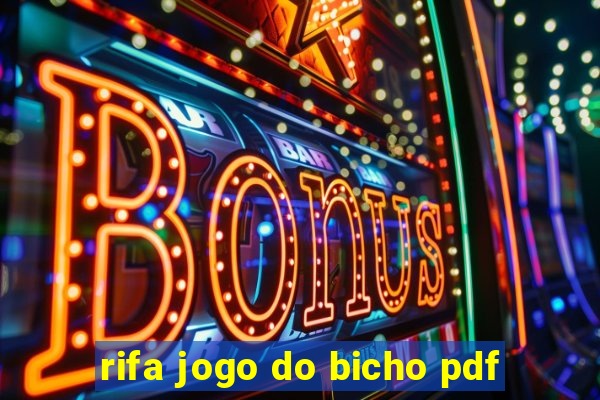 rifa jogo do bicho pdf