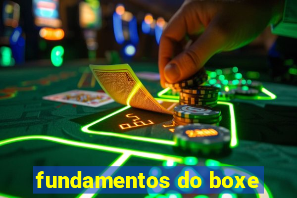 fundamentos do boxe