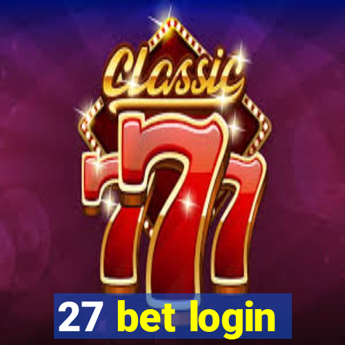 27 bet login