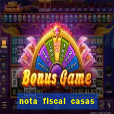 nota fiscal casas bahia 2 via