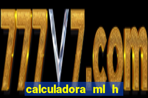 calculadora ml h para mcg kg min