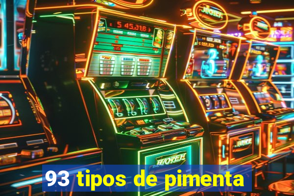 93 tipos de pimenta