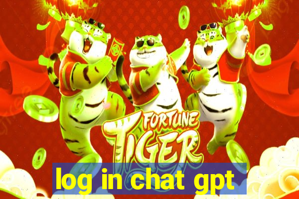 log in chat gpt