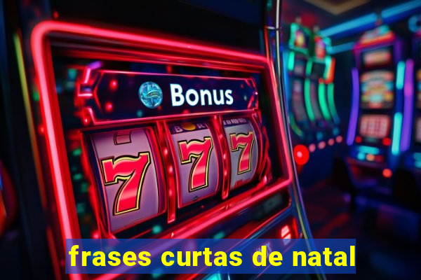 frases curtas de natal